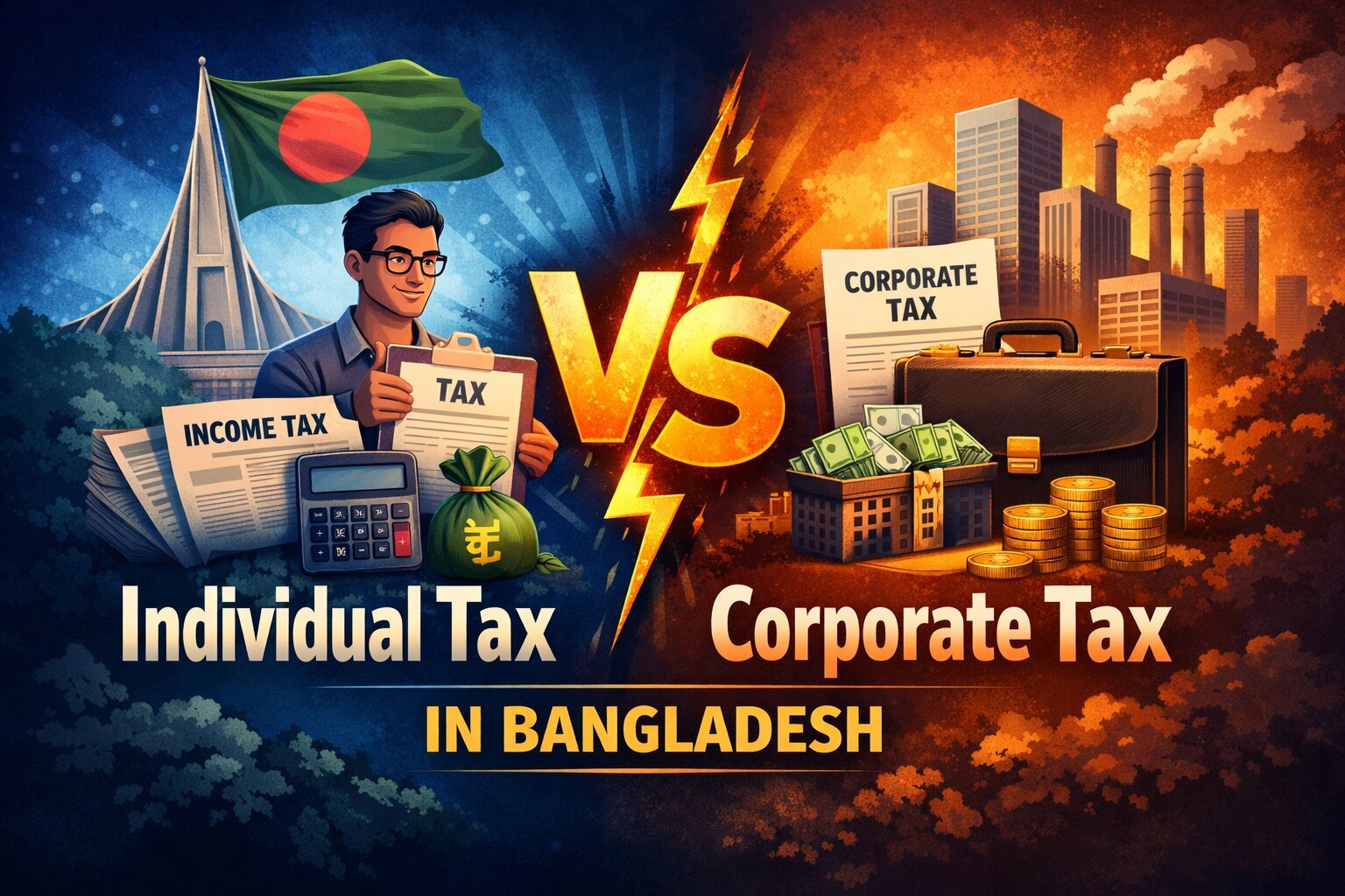Individual Tax Vs. Corporate Tax in Bangladesh