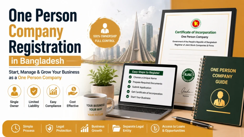 One Person Company Registration in Bangladesh